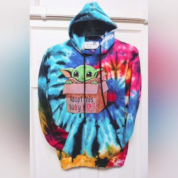 Trade Wind Tie Dye Pullover Long Sleeve Hoodie Size Large - Picture 1 of 6